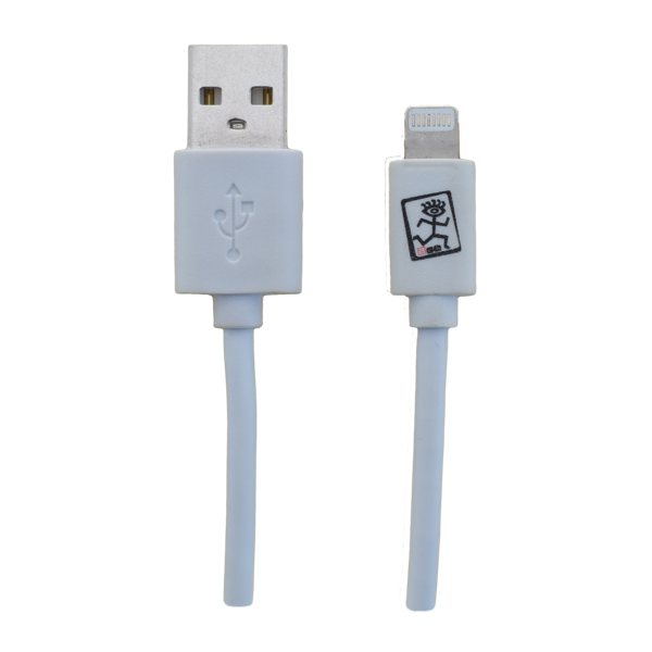 2GO USB Lade- und Datenkabel - Apple 8-Pin - 1,0m - weiß, (795781)