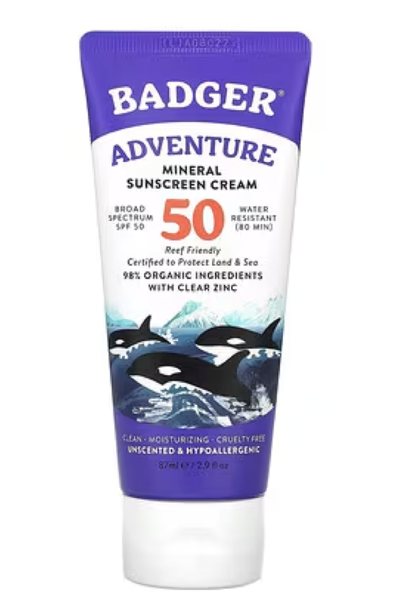 crema solar mineral hidratante badger adventure proteccion 50