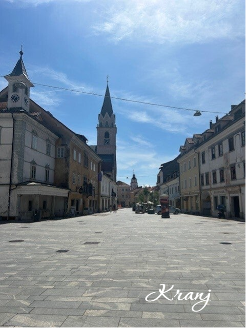 Fotografia de Kranj eslovenia capital alpes eslovenos