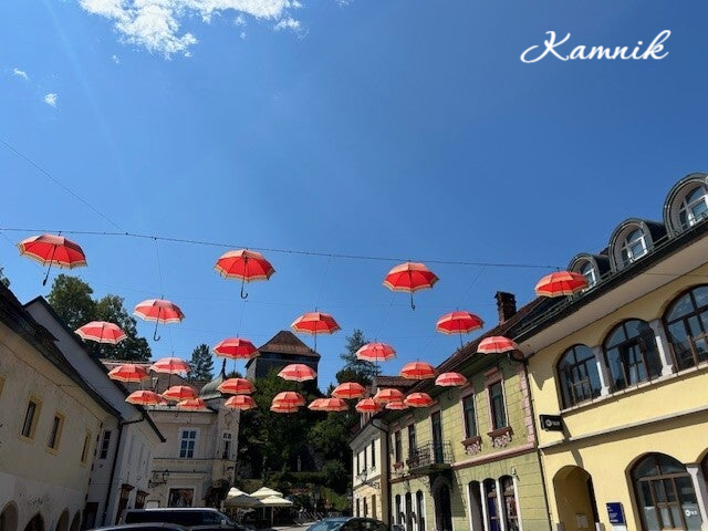 Pueblo de Kamnik en Eslovenia