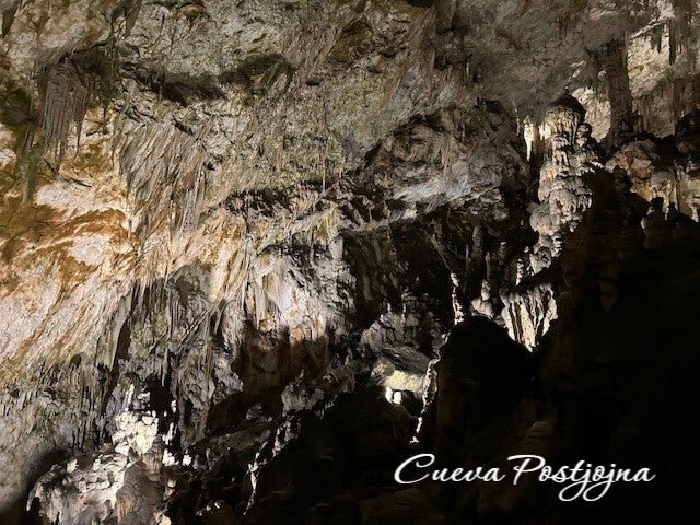 Imagen de la cueva de Postjojna en Eslovenia