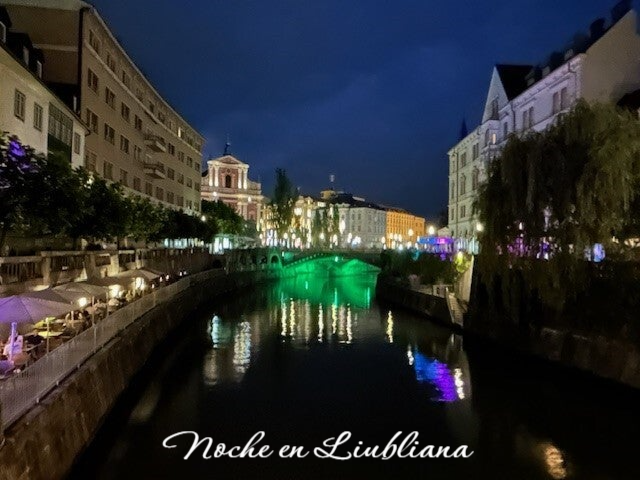 Liubliana por la noche