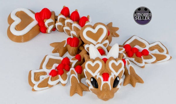 Tiny Heart Cookie Dragon