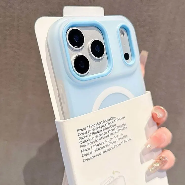 Candy color 2-in-1 magnetic phone case, suitable for iPhone and can be used for wireless charging