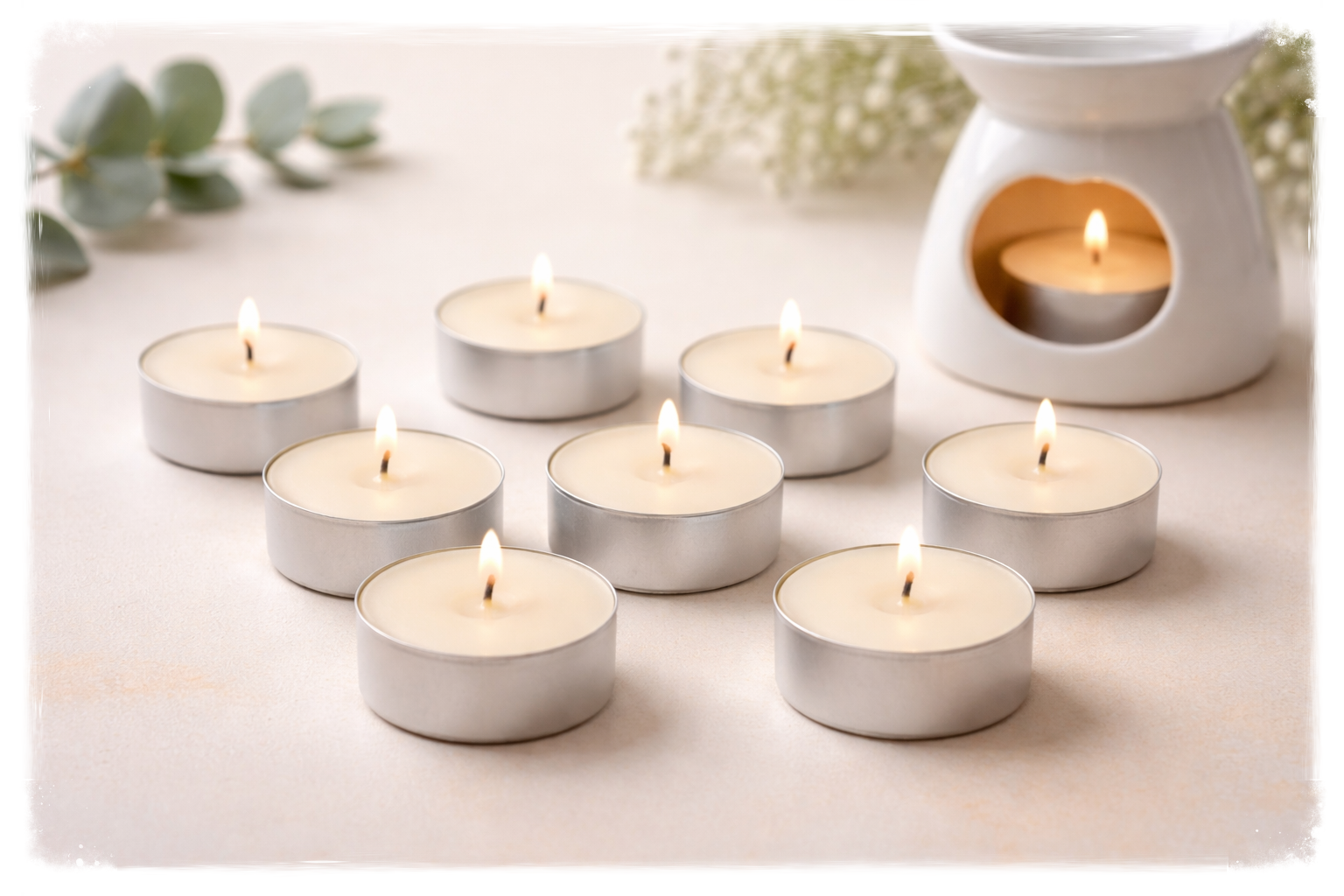 PACK VELAS DE TE (SIN AROMA)