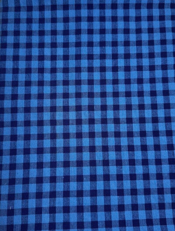 Vichy azul/azul marino