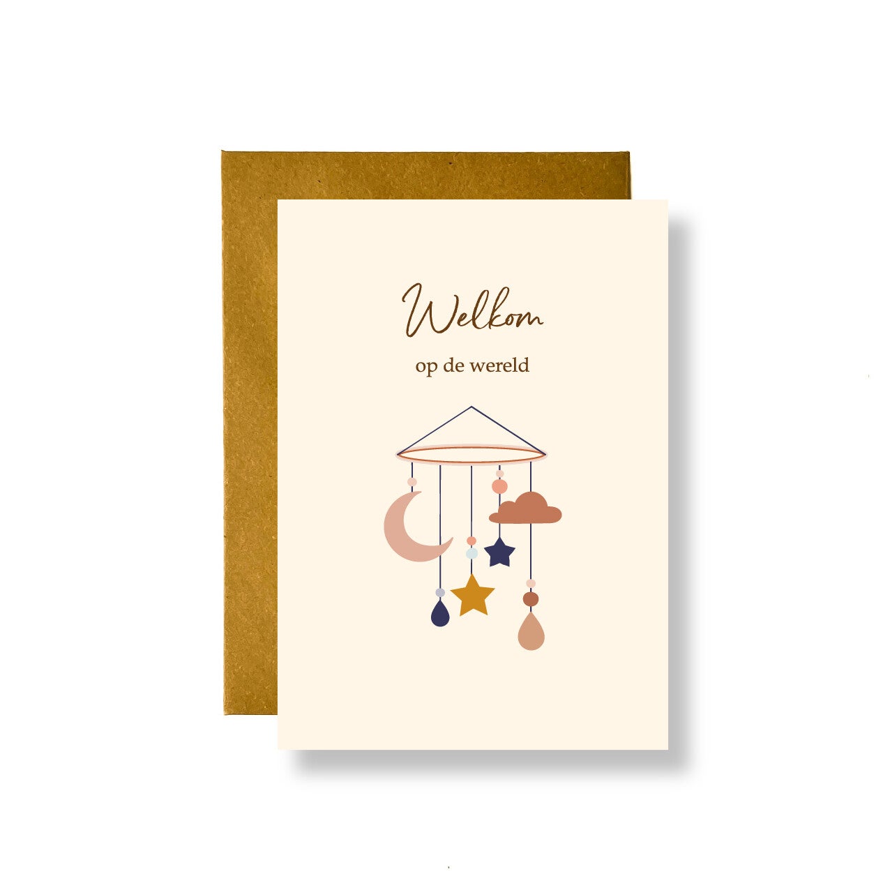 Kaart welkom op de wereld - Fin & Stip