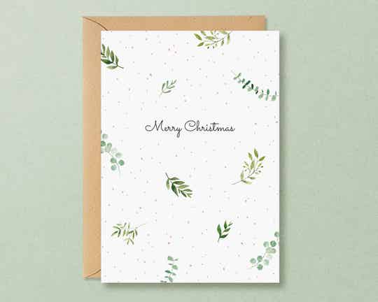 Kerstkaart kersttakjes - Studio Kuukeluus