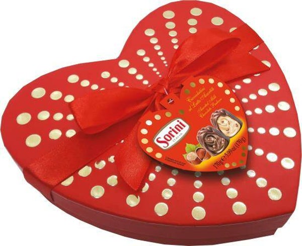 Sorini groot hart cuore camilla met bonbons 500 g