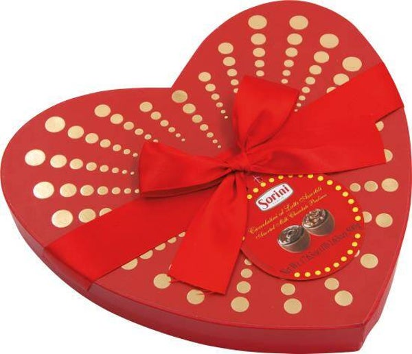 Sorini klein hart cuore camilla met bonbons 170g