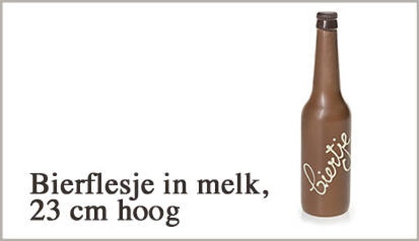 Chocolade bierfles