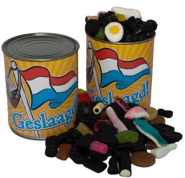 Gevuld blik geslaagd