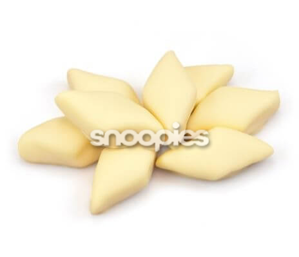 Chocospekjes klein Wit per 200 gram