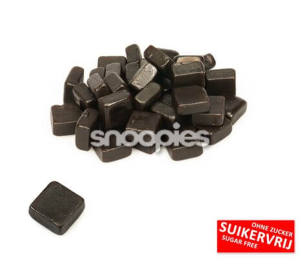 De Bron Dropkubusjes zout Sugarfree per 200 gram