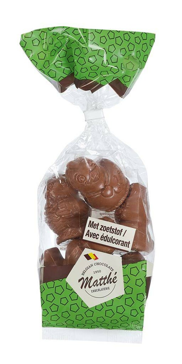 Mini paasfiguren melk suikervrij 100 gram