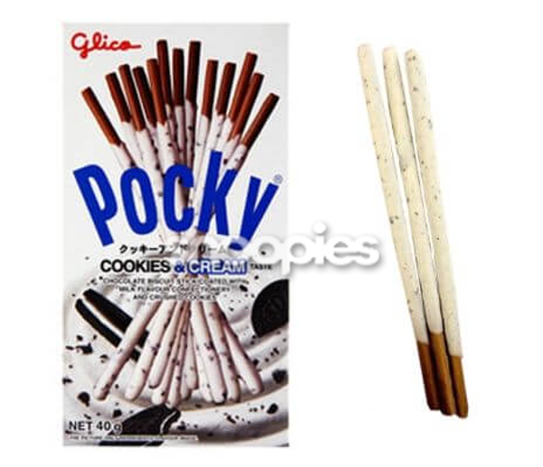 Pocky cookies & cream