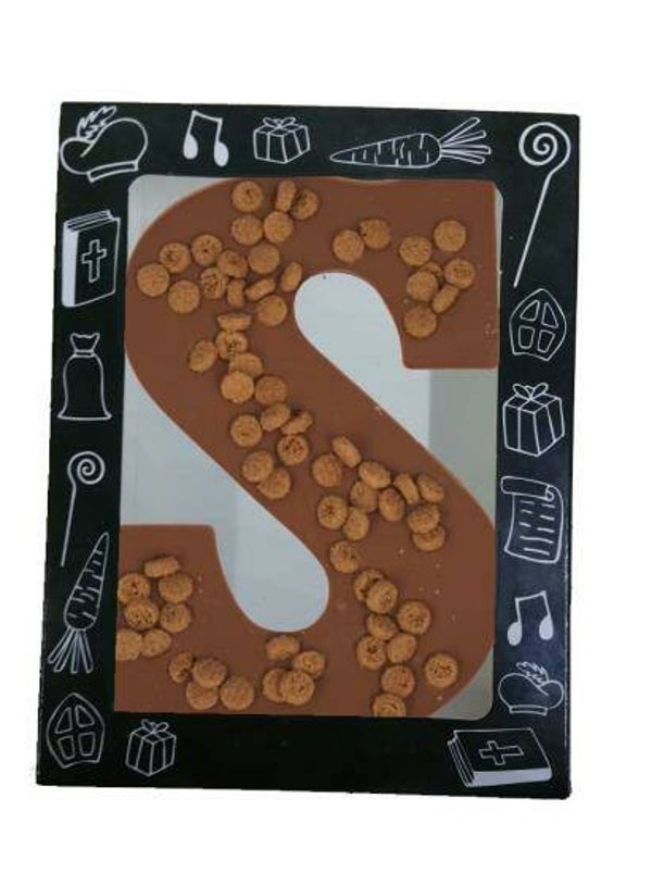 Luxe melk pepernoot letter 200gr