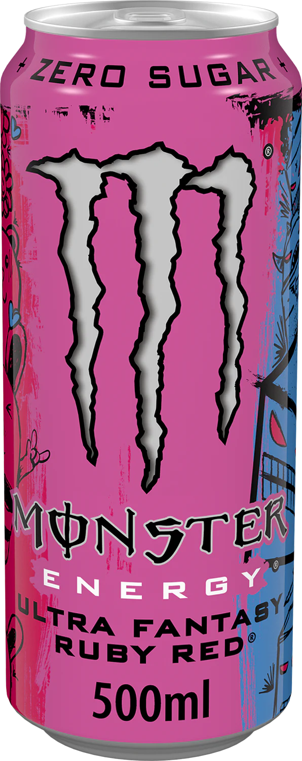 Monster Ultra Fantasy Ruby Red Tray 500ml