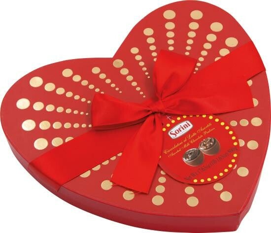 Sorini klein hart cuore camilla met bonbons 170g
