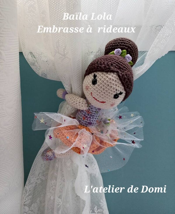 Embrasse à rideaux Poupée danseuse "SUSIE"
