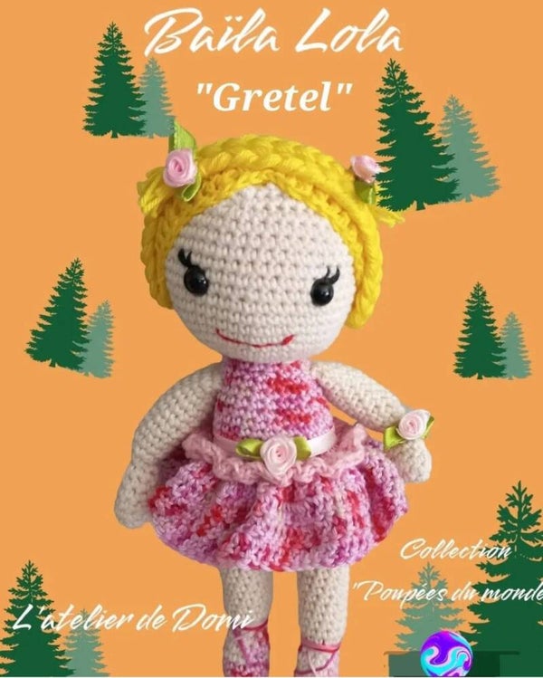 Poupée allemande "GRETEL" Collection "Poupées du Monde"