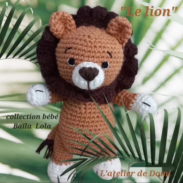 Amigurumi " RAPHAËL" le bébé lion