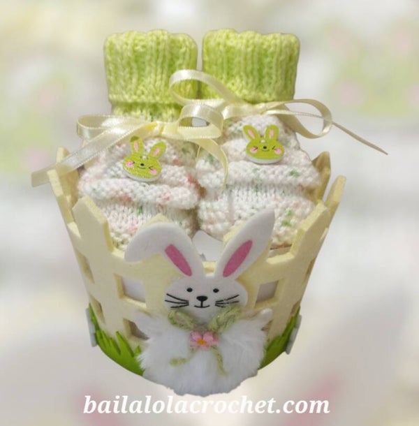 Chaussons de Pâques pour Bébé