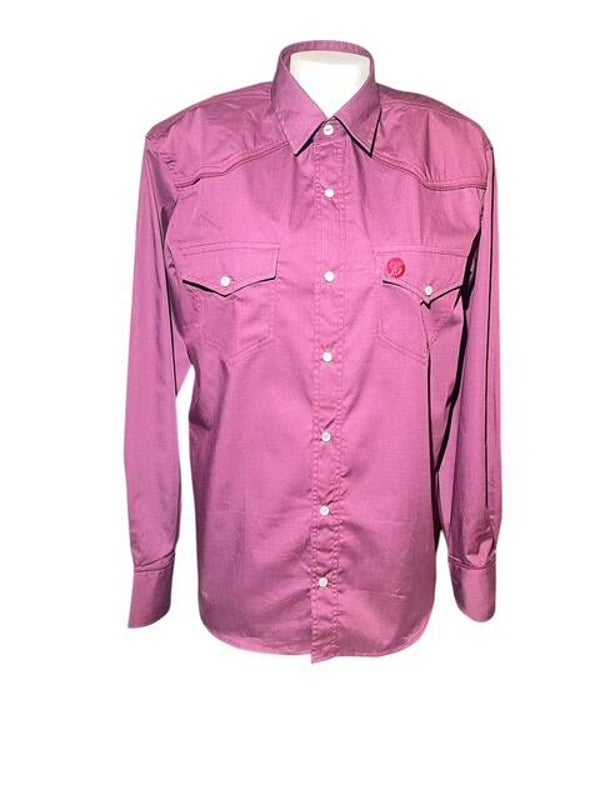 Camicia Western Slim manica lunga - uomo