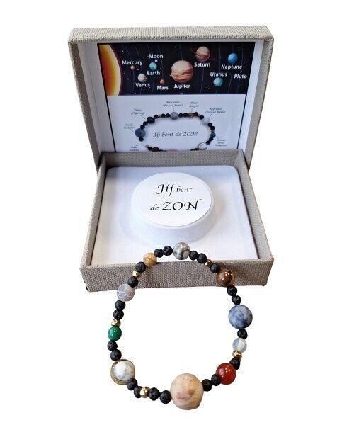 Zon & Planeten Armband – Jij bent de Zon