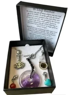 Ketting met Amethist & Bedeltjes