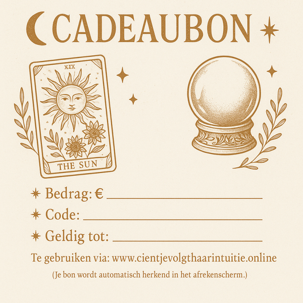 Cientje cadeaubon