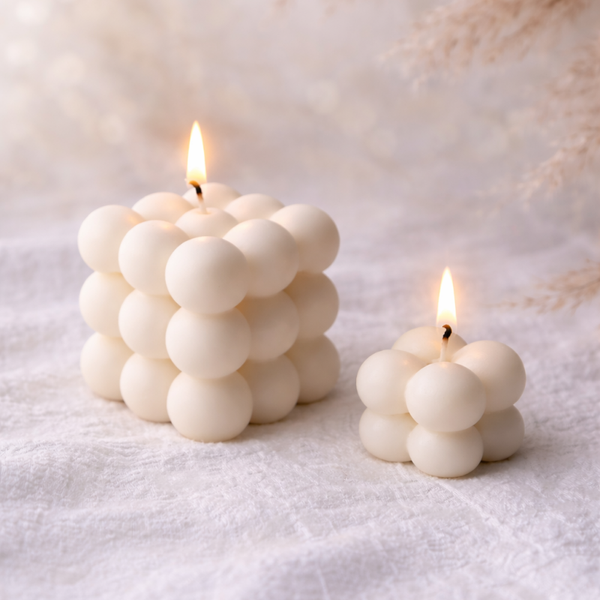 Bubble kaarsen set