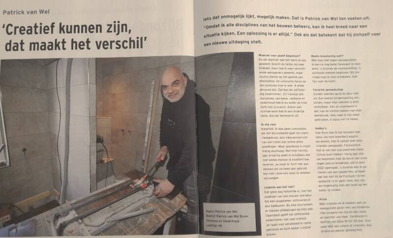 Patrick van Wel Bouw & Verbouw & Onderhoud  Vakawards