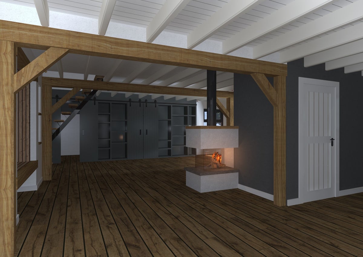 verbouwing woonboerderij / projecten | m'artvisualisaties