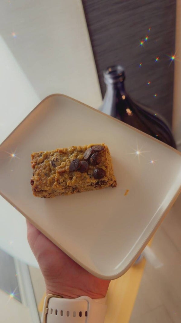 Barre protéinée Healthy Banane, avoine et beurre de cacahuète (2pièces)