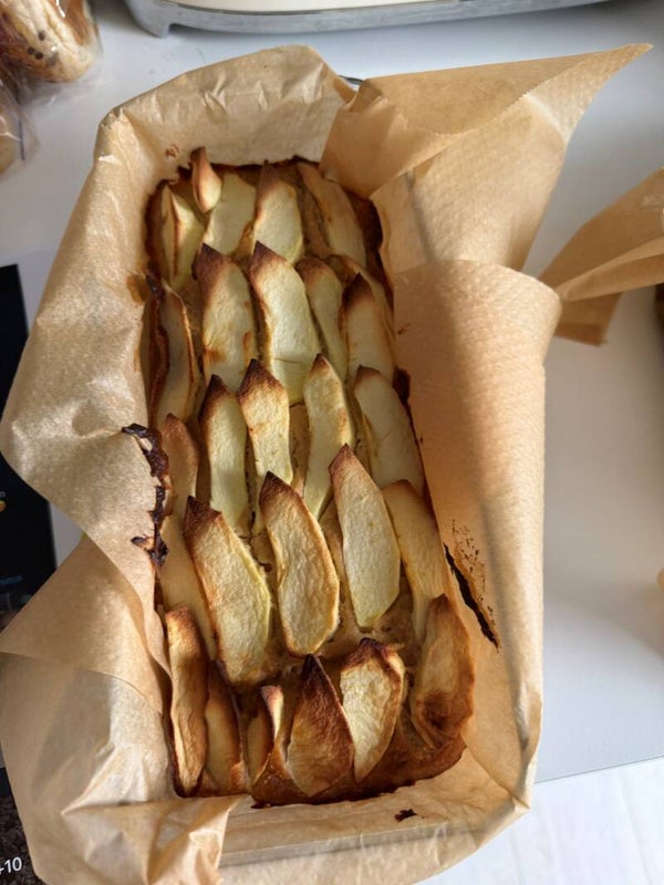 Gateau protéiné aux pommes