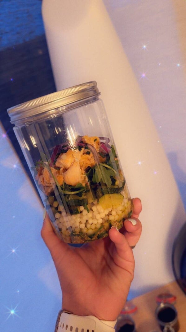 Salade bocal Saumon Couscous perlé