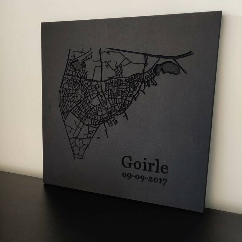 Plattegrond met extra tekst