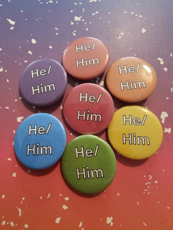 Small Badges - Pronouns or Flags