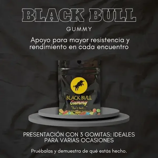 Gomitas Black Bull para Él ✨