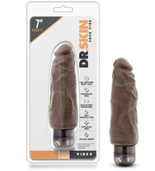 VIBRATING COCK CHOCOLATE 7 ″ – BL-15346