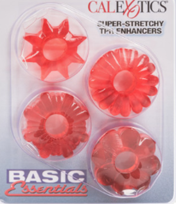 Potenciadores de TPR súper elásticos Basic Essentials® - Rojo