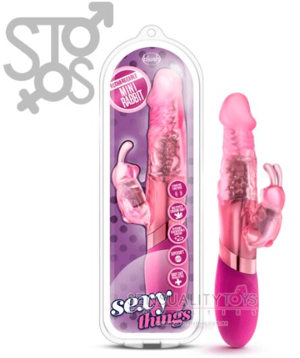 BL-43320 SEXY THINGS - RECHARGEABLE MINI RABBIT - PINK