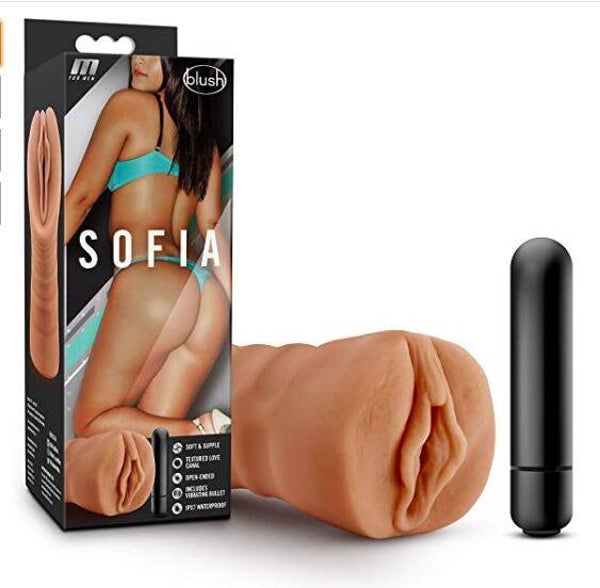 MASTURBADOR CON VIBRADOR BLUSH