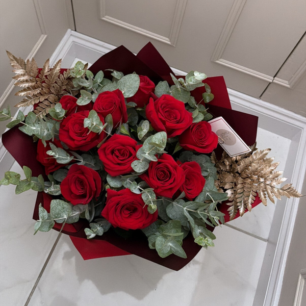 Eucalyptus Red Roses