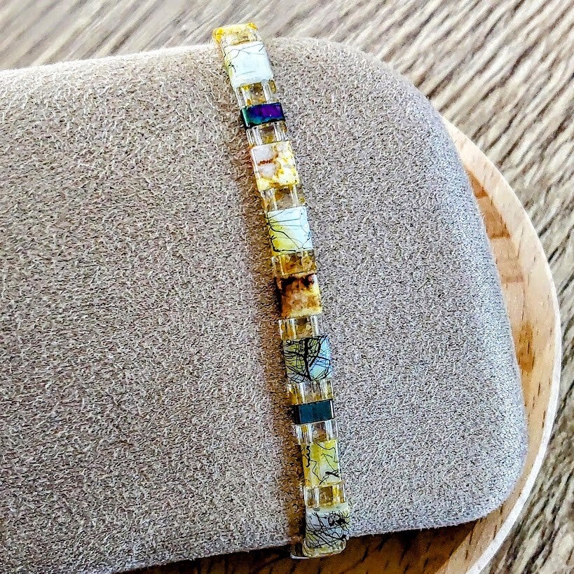 Bracelet Akarui – L’Harmonie des Reflets et de la Lumière