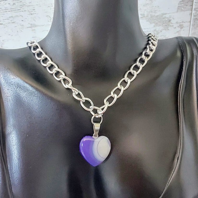 Ras du cou "Cœur de Rockeur"