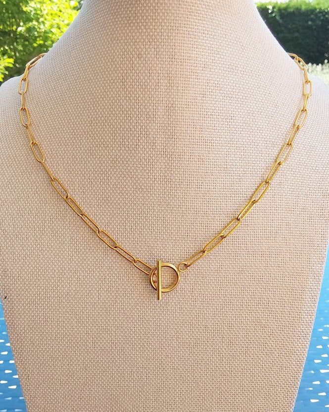Collier Blake – Maillons Trombones & Élégance Graphique