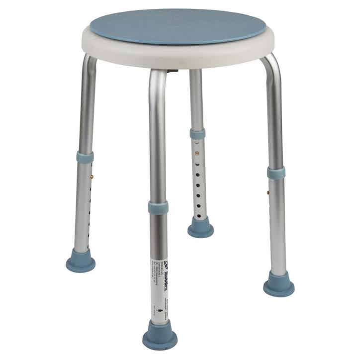 Duschhocker mit Drehscheibe