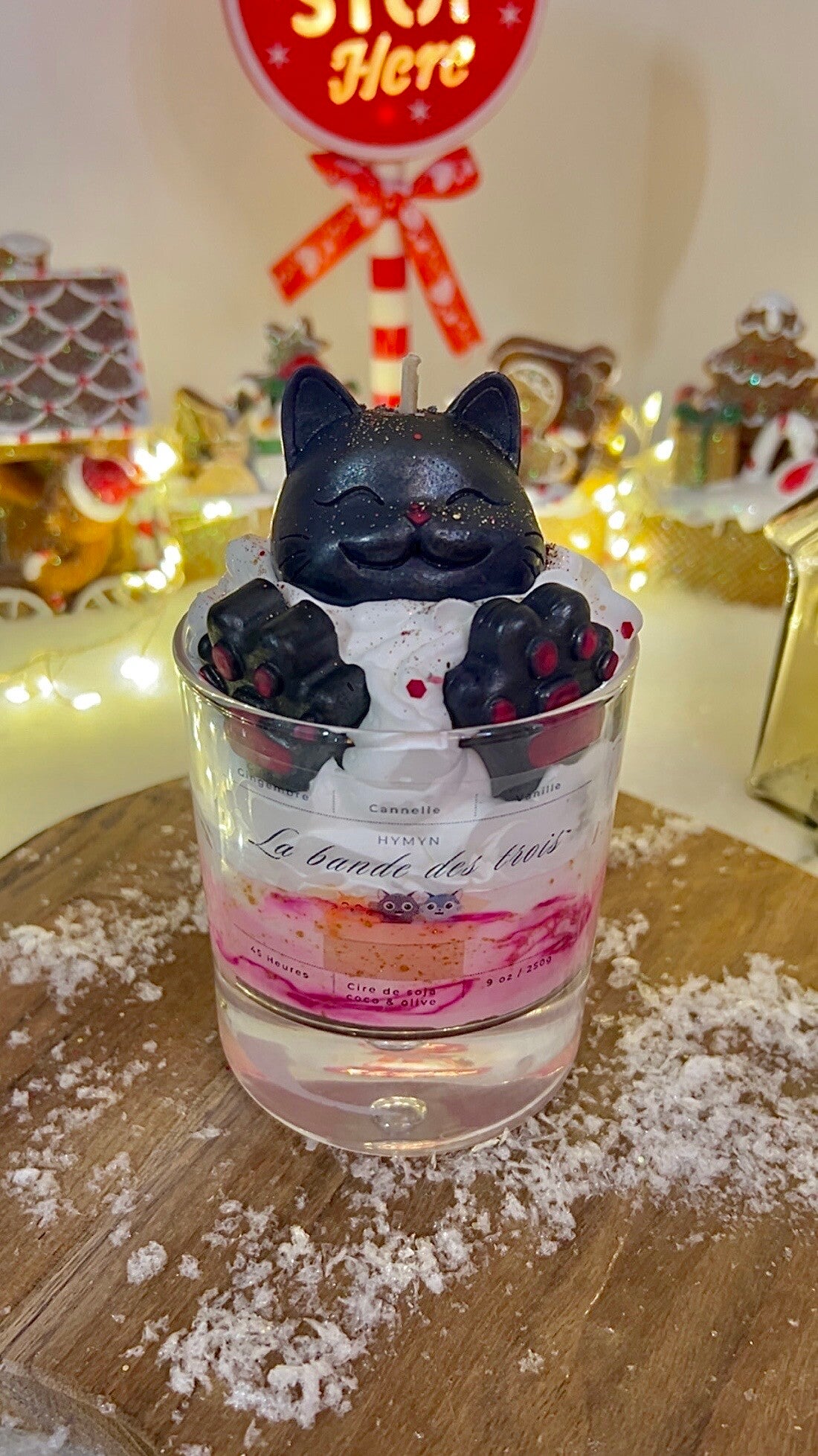 Bougie gourmande - La bande des trois